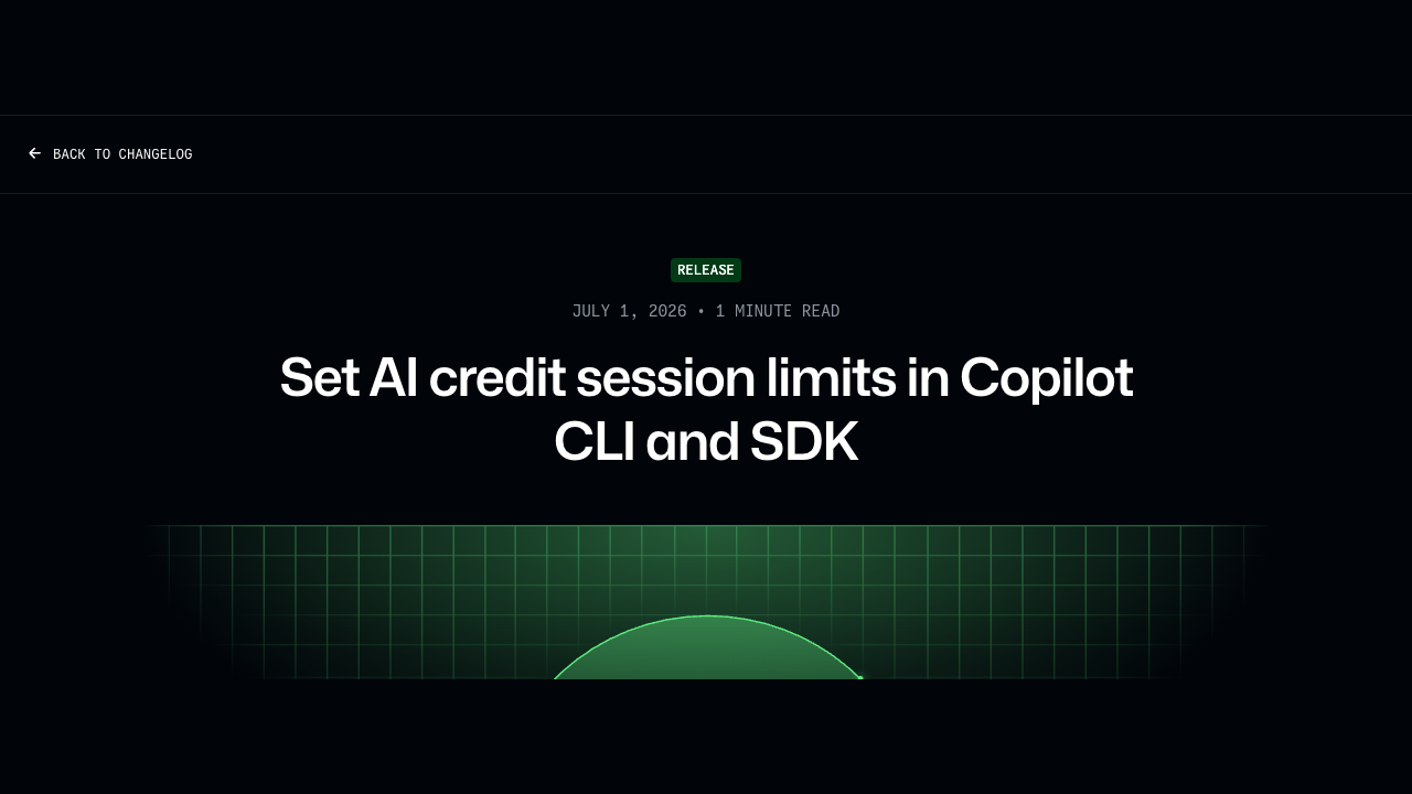 GitHub Copilot AI Agent Session Limits Launch Profile