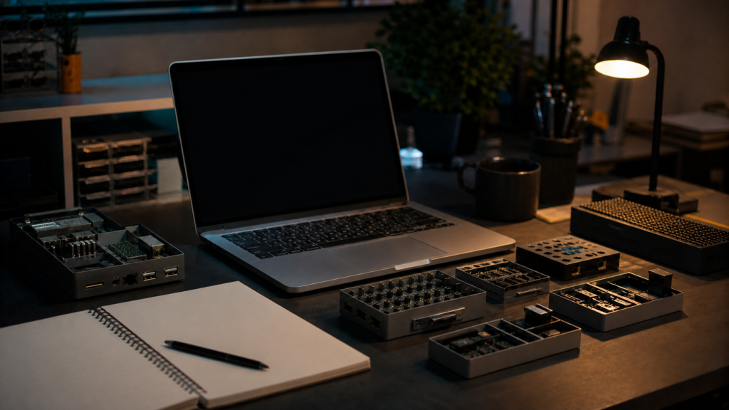 Modular developer workbench illustrating an open-source AI agent harness