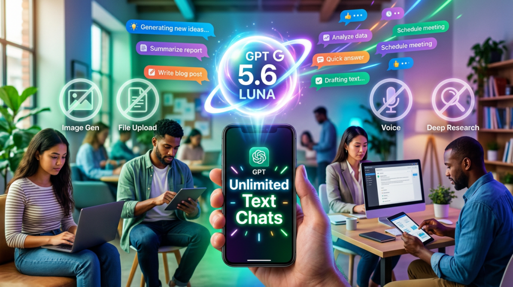 ChatGPT unlimited text chats for free users
