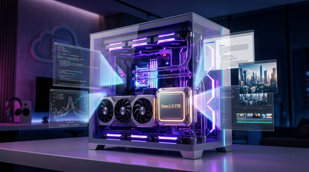 Qwen3.8-27B local AI model