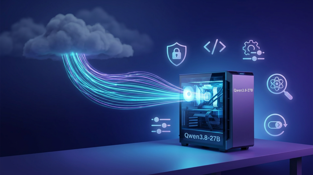 Qwen3.8-27B local AI model