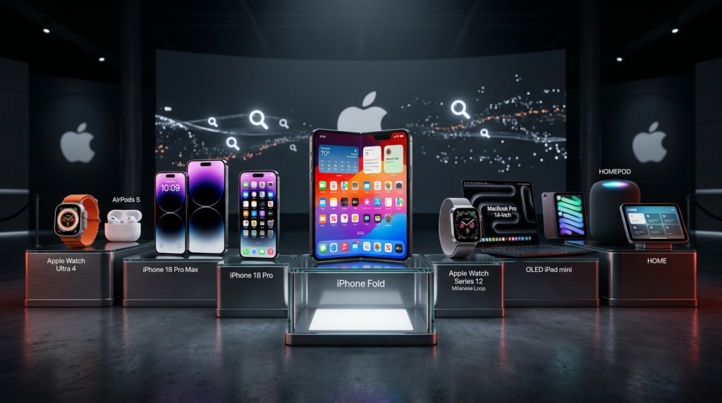 Apple fall 2026 product lineup