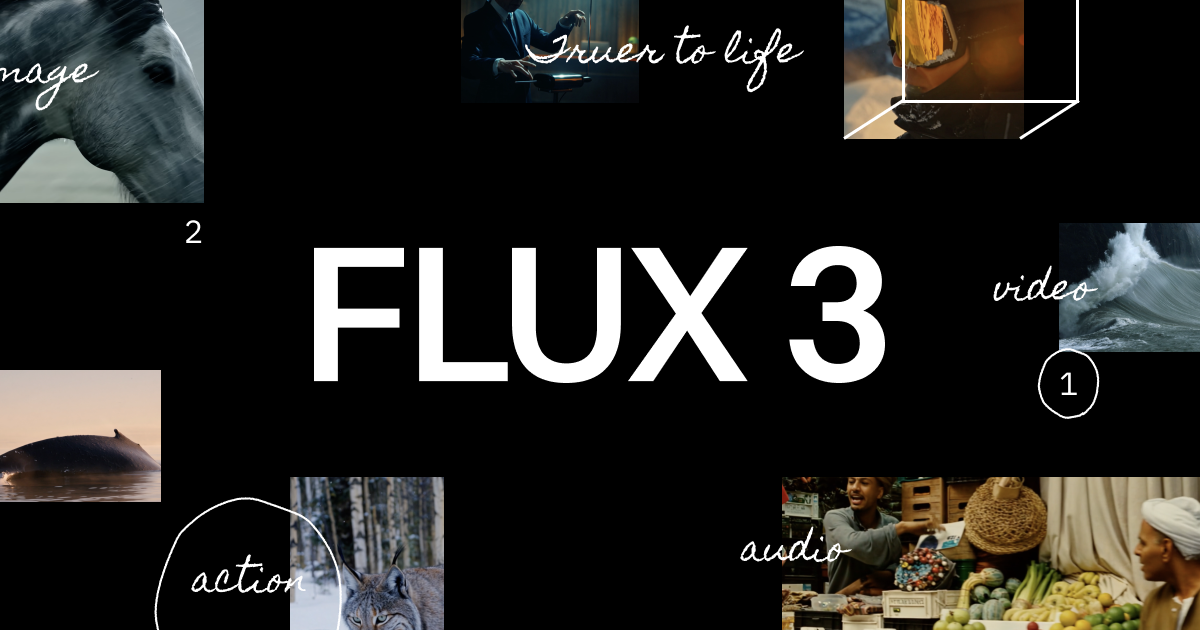 FLUX 3 Video Is Now Generally Available. Its Bigger Bet Is the World Model Behind It