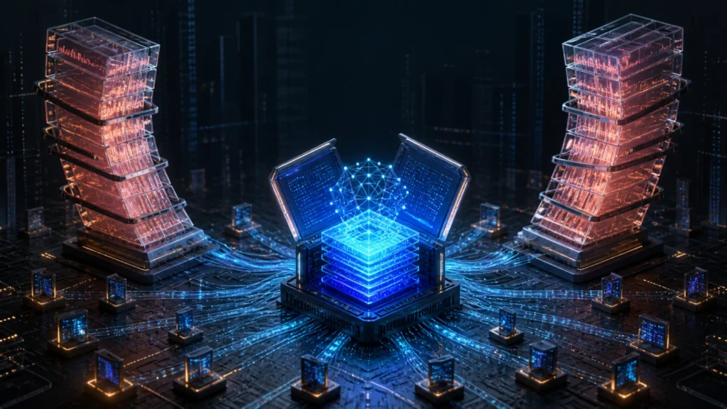 Open blue AI model network putting pressure on two towering closed-model valuations