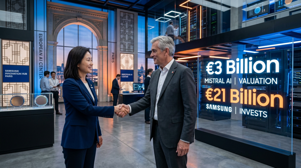 Samsung Mistral AI funding round