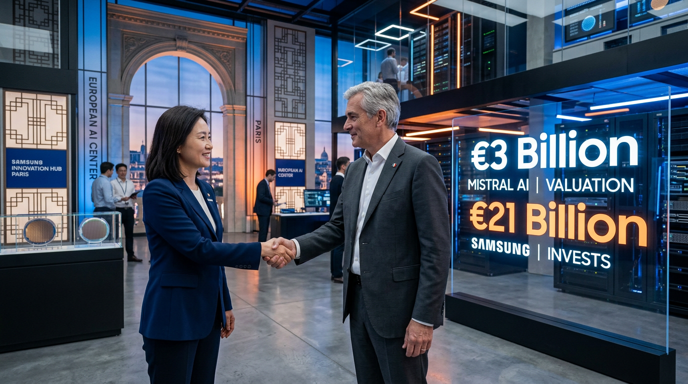 Samsung Leads Mistral AI’s Record-Breaking €3 Billion Funding Round