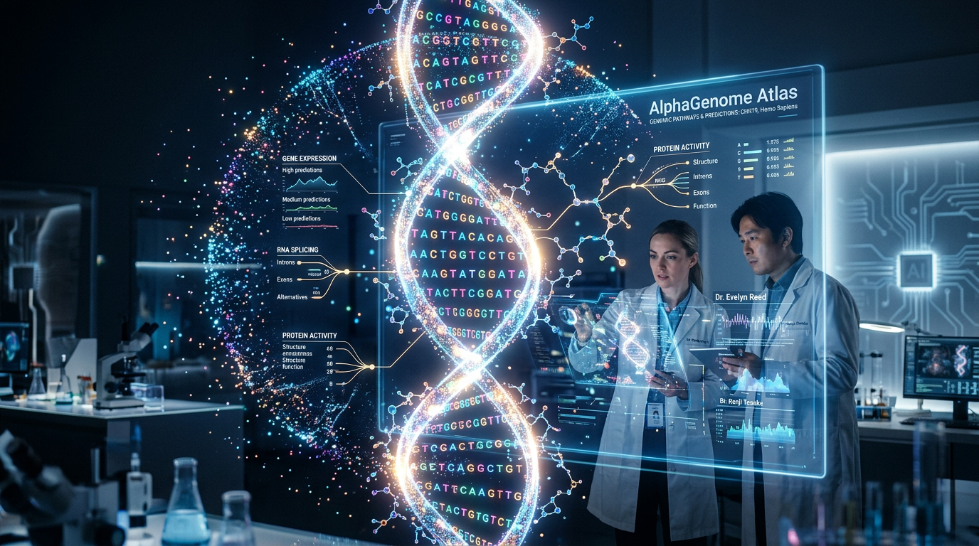 Google DeepMind Maps Nine Billion DNA Changes With AlphaGenome Atlas