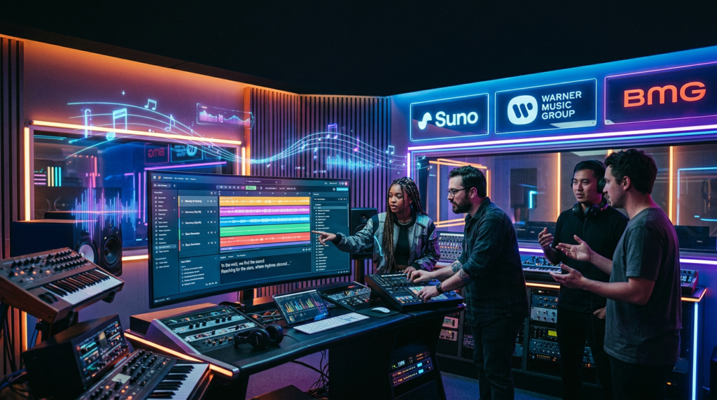 Suno licensed AI music models