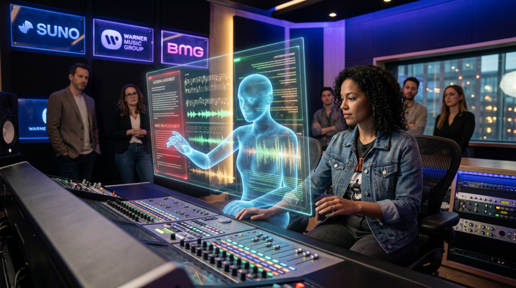 Suno licensed AI music models