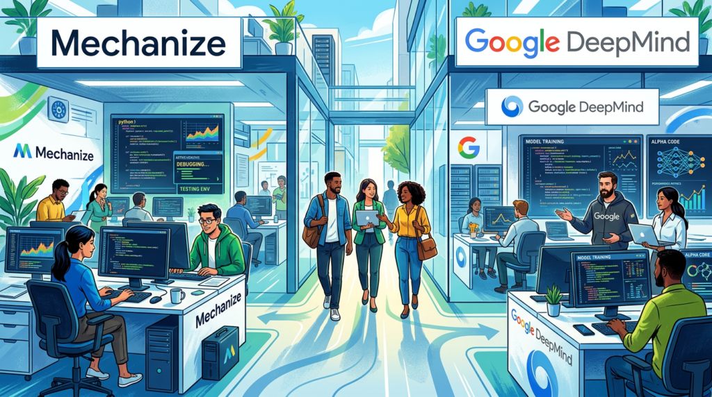 Google Mechanize AI coding deal