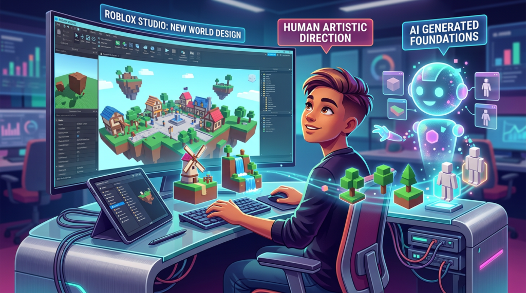 Roblox AI game-creation tools