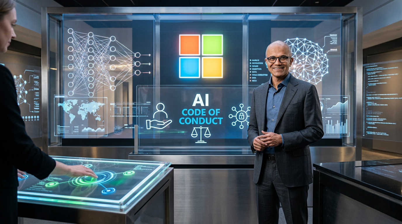 Microsoft Is Opening Its AI Rulebook as Nadella Draws a Line on Superintelligence