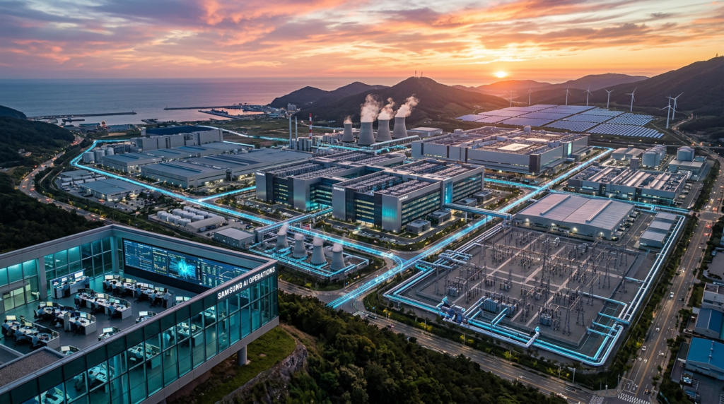 Samsung AI data center cooling factory
