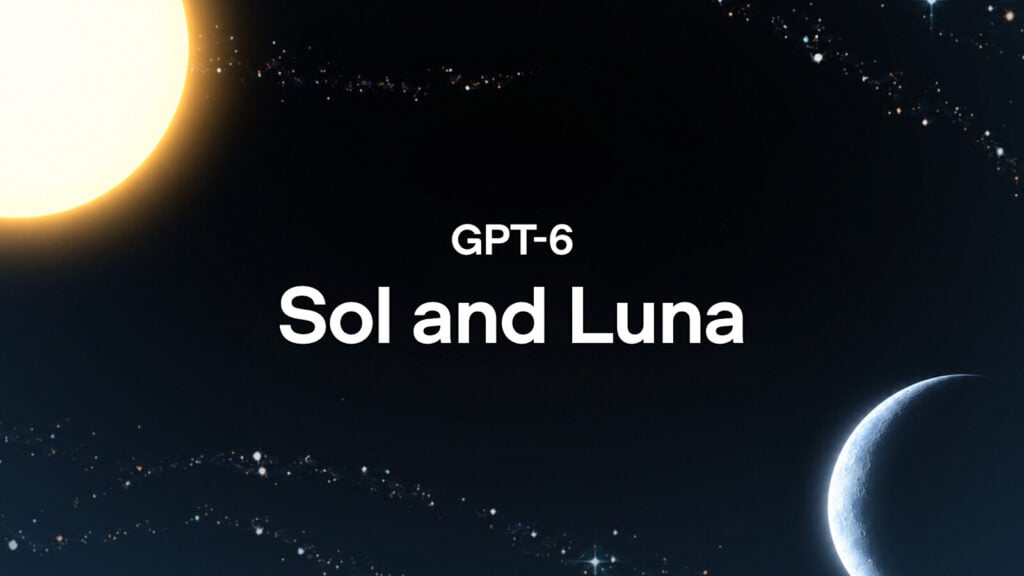 OpenAI announcement artwork for the September 22, 2026 GPT-6 Sol and Luna release