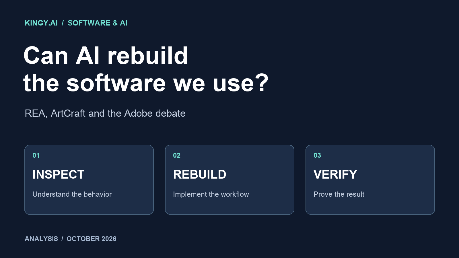 AI Reverse Engineering Is Getting Easier. Can It Really Replace Adobe?