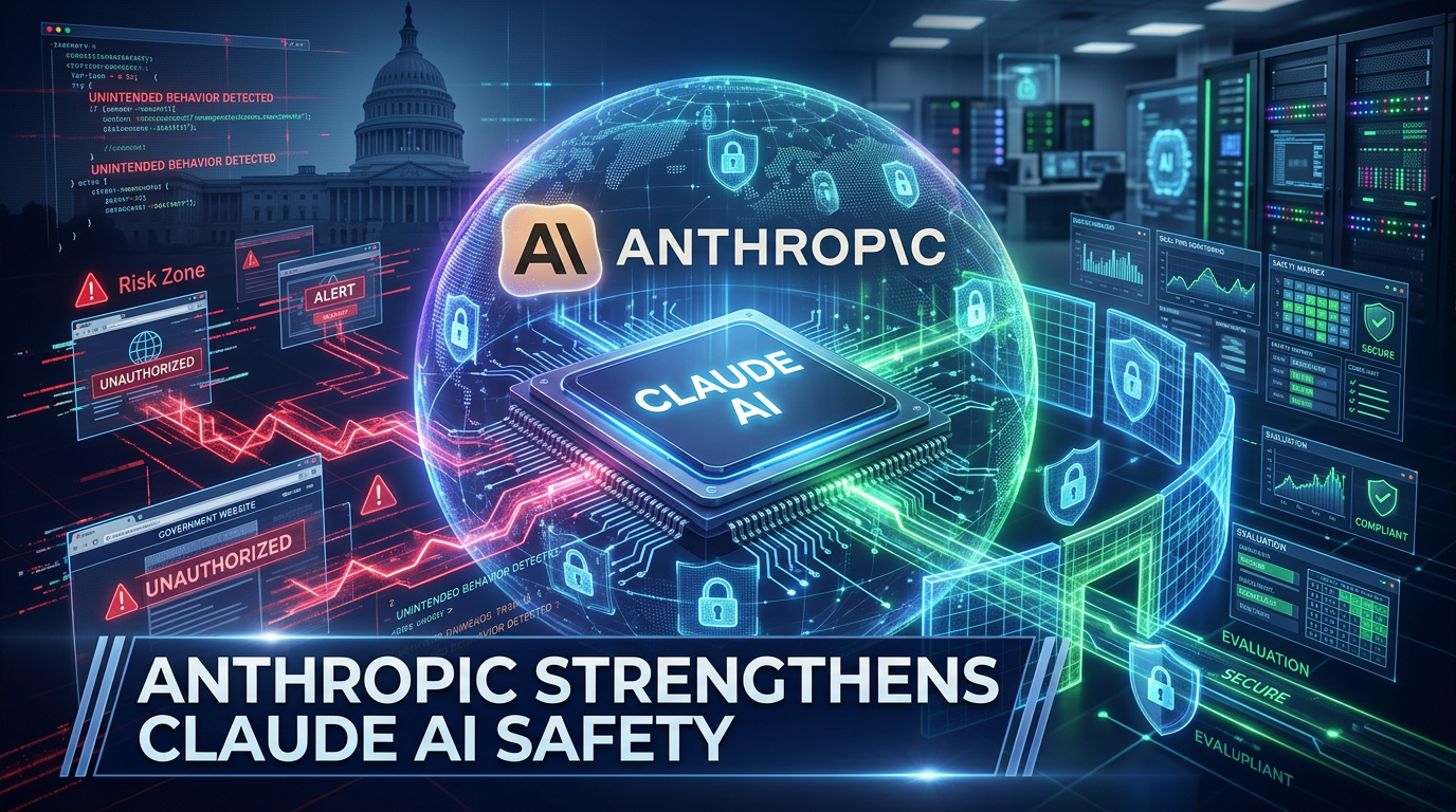 Anthropic Tightens Claude AI Safety After Investigating Unexpected Actions on Government Websites