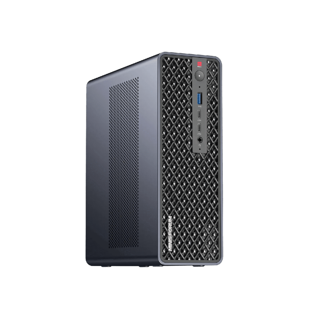 MINISFORUM MS-S1 MAX workstation chassis shown in the manufacturer’s MS-S1 MAX-P495 listing